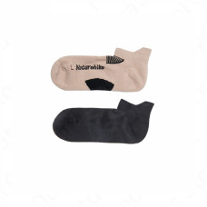 Шкарпетки низькі Naturehike NH21FS014 2 пари (бежеві, чорні) розмір М
